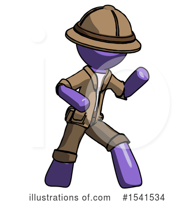 Royalty-Free (RF) Purple Design Mascot Clipart Illustration by Leo Blanchette - Stock Sample #1541534