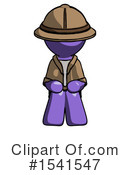 Purple Design Mascot Clipart #1541547 by Leo Blanchette