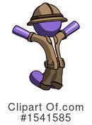 Purple Design Mascot Clipart #1541585 by Leo Blanchette