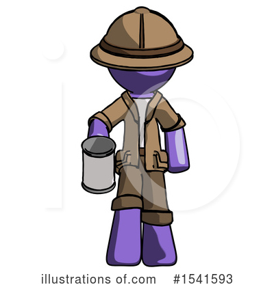 Royalty-Free (RF) Purple Design Mascot Clipart Illustration by Leo Blanchette - Stock Sample #1541593
