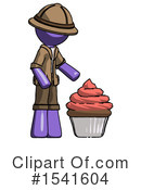 Purple Design Mascot Clipart #1541604 by Leo Blanchette