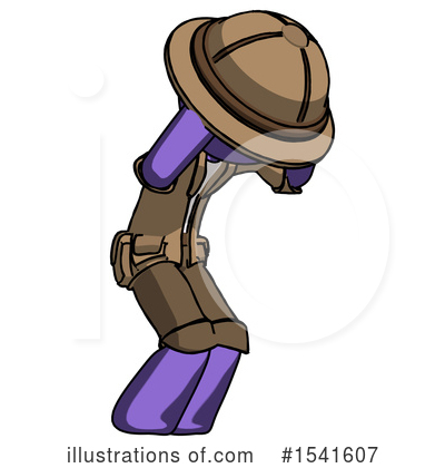 Royalty-Free (RF) Purple Design Mascot Clipart Illustration by Leo Blanchette - Stock Sample #1541607