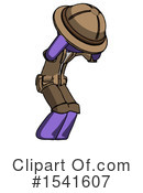 Purple Design Mascot Clipart #1541607 by Leo Blanchette