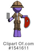 Purple Design Mascot Clipart #1541611 by Leo Blanchette