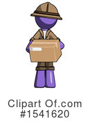 Purple Design Mascot Clipart #1541620 by Leo Blanchette