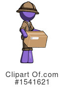 Purple Design Mascot Clipart #1541621 by Leo Blanchette