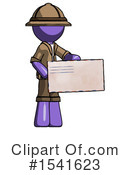 Purple Design Mascot Clipart #1541623 by Leo Blanchette