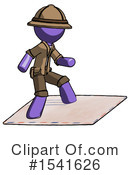 Purple Design Mascot Clipart #1541626 by Leo Blanchette