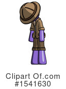 Purple Design Mascot Clipart #1541630 by Leo Blanchette