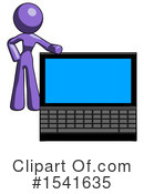 Purple Design Mascot Clipart #1541635 by Leo Blanchette