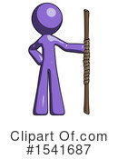 Purple Design Mascot Clipart #1541687 by Leo Blanchette