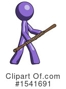 Purple Design Mascot Clipart #1541691 by Leo Blanchette