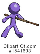 Purple Design Mascot Clipart #1541693 by Leo Blanchette
