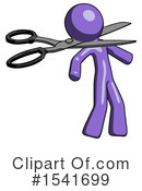 Purple Design Mascot Clipart #1541699 by Leo Blanchette