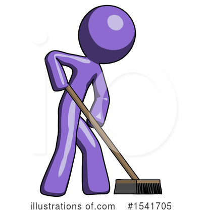 Royalty-Free (RF) Purple Design Mascot Clipart Illustration by Leo Blanchette - Stock Sample #1541705