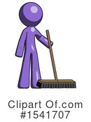 Purple Design Mascot Clipart #1541707 by Leo Blanchette