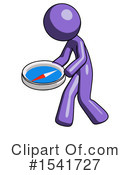 Purple Design Mascot Clipart #1541727 by Leo Blanchette