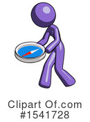 Purple Design Mascot Clipart #1541728 by Leo Blanchette