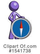 Purple Design Mascot Clipart #1541738 by Leo Blanchette