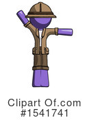 Purple Design Mascot Clipart #1541741 by Leo Blanchette