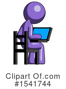 Purple Design Mascot Clipart #1541744 by Leo Blanchette