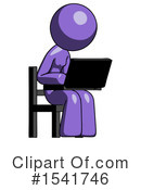 Purple Design Mascot Clipart #1541746 by Leo Blanchette
