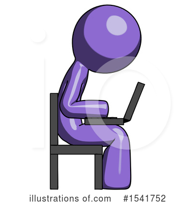 Royalty-Free (RF) Purple Design Mascot Clipart Illustration by Leo Blanchette - Stock Sample #1541752