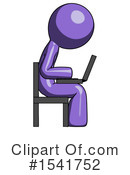 Purple Design Mascot Clipart #1541752 by Leo Blanchette