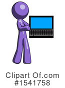 Purple Design Mascot Clipart #1541758 by Leo Blanchette