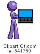 Purple Design Mascot Clipart #1541759 by Leo Blanchette