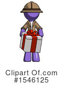 Purple Design Mascot Clipart #1546125 by Leo Blanchette