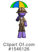 Purple Design Mascot Clipart #1546126 by Leo Blanchette