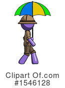 Purple Design Mascot Clipart #1546128 by Leo Blanchette