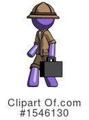 Purple Design Mascot Clipart #1546130 by Leo Blanchette