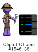 Purple Design Mascot Clipart #1546138 by Leo Blanchette