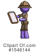 Purple Design Mascot Clipart #1546144 by Leo Blanchette