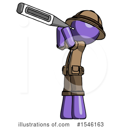 Royalty-Free (RF) Purple Design Mascot Clipart Illustration by Leo Blanchette - Stock Sample #1546163