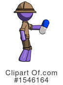 Purple Design Mascot Clipart #1546164 by Leo Blanchette
