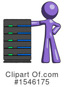 Purple Design Mascot Clipart #1546175 by Leo Blanchette
