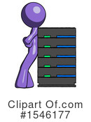 Purple Design Mascot Clipart #1546177 by Leo Blanchette