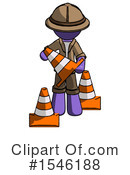 Purple Design Mascot Clipart #1546188 by Leo Blanchette