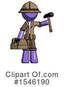 Purple Design Mascot Clipart #1546190 by Leo Blanchette