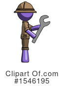 Purple Design Mascot Clipart #1546195 by Leo Blanchette