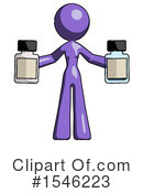 Purple Design Mascot Clipart #1546223 by Leo Blanchette