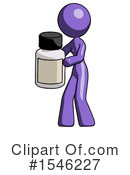 Purple Design Mascot Clipart #1546227 by Leo Blanchette