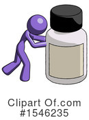 Purple Design Mascot Clipart #1546235 by Leo Blanchette