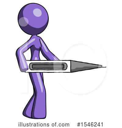 Royalty-Free (RF) Purple Design Mascot Clipart Illustration by Leo Blanchette - Stock Sample #1546241