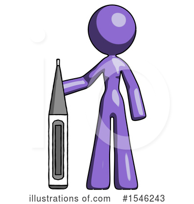 Royalty-Free (RF) Purple Design Mascot Clipart Illustration by Leo Blanchette - Stock Sample #1546243