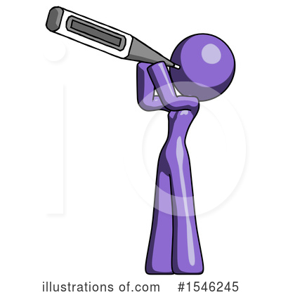 Royalty-Free (RF) Purple Design Mascot Clipart Illustration by Leo Blanchette - Stock Sample #1546245