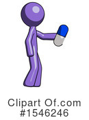Purple Design Mascot Clipart #1546246 by Leo Blanchette